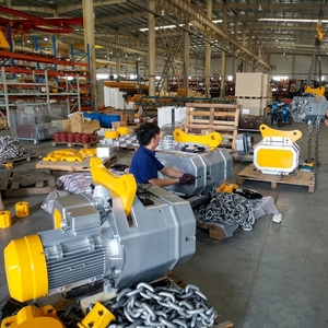 Palans <span class=keywords><strong>électrique</strong></span>s à chaîne avec protection IP55, capacité de 0,25 tonne, 3 m, certifiés CE, robustes, <span class=keywords><strong>pour</strong></span> levage industriel léger - Product Image 2