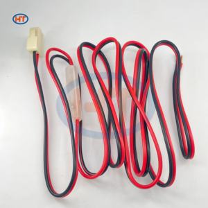 2 Pin Merah Hitam PVC 16/18AWG Kabel Harness Fuse Tube Connector Tinned Tail Panjang 1m untuk Peralatan Industri/Otomotif - Product Image 3