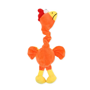 New <b>Pet</b> <b>Toys</b> <b>for</b> Dogs Chewing <b>Toy</b> <b>Interactive</b> Bite-resistant Cartoon Plush Chicken Squeaky Elastic Animal Dog <b>Toys</b> - Product Image 3
