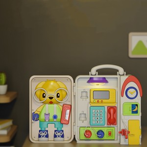 2024 защелки и двери для малышей 1-3 игрушки для путешествий, световые музыкальные детские игрушки, сенсорные Игры для детей с аутизмом