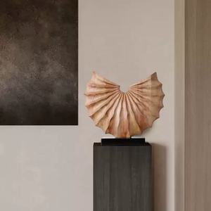 Medaglia in Legno Incisa Personalizzata Ispirata alla Scultura Astratta Moderna, Decorazione per Ingresso, Hall di Hotel, Showroom, Ufficio Immobiliare <span class=keywords><strong>RUYA</strong></span> - Product Image 4