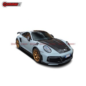 Nouveau Hot TC Style sec en Fiber de carbone avant pare-chocs arrière couvercle de moteur jupes latérales garde-boue de voiture pour <span class=keywords><strong>Porsche</strong></span> 992 turbos Bodykit - Product Image 2