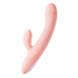 Masturbateur féminin pour adultes, fonctionnalités de massage AV, bâton souple en gel de silice, vibrateur sexuel 100% étanche, rechargeable par USB, plus grand, rose - Product Image 1