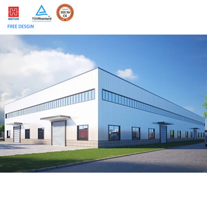 Kho xưởng thép xây dựng với cột kim loại và dầm cho nhà xưởng & nhà máy - Product Image 1