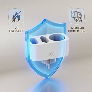 Prise intelligente WiFi modèle EU Standard, adaptateur multi-prises 3 voies, prise de courant télécommandée sans fil avec minuterie, commande vocale - Product Image 2