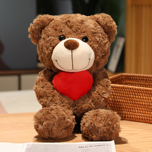 Wholesale <b>Cute</b> Teddy <b>Bear</b> Plush Doll Valentine's Day Gift Teddy <b>Bear</b> Doll Plush Toy Hugging <b>Bear</b> Doll for Girl PP Cotton Filling - Product Image 3