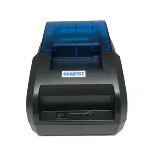 JP-58H 58Mm Mini Genggam Biru/Gigi Printer Penerimaan Termal