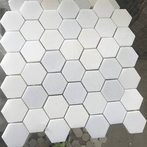 กระเบื้องโมเสคหินอ่อนธรรมชาติลายดอกไม้แบบฉีดน้ำ สำหรับตกแต่งผนังห้องนอน ระเบียง ห้องน้ำ ภายในอาคาร - Product Image 5