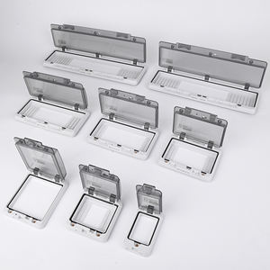 2-24way PC tahan api kustom tahan air tahan debu segel transparan pelindung jendela kap distribusi kotak penutup persimpangan - Product Image 1