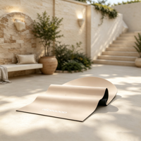 Impresión Personalizada de Tapetes de Yoga, Tapetes de Yoga de PU Antideslizantes de Alta Densidad para Gimnasio, Estudio de Fitness y Entrenamientos en Casa
