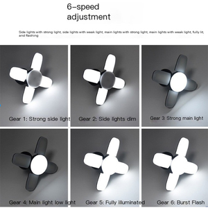 Nouvelles lampes LED solaires pour tente de camping extérieure, rechargeables, pour jardin et route, éclairage d'urgence IP65 pour stand de rue et maison - Product Image 4