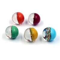 Nouvelle conception, boules de verre de Murano faites à la main de 25 mm, ornements personnalisables