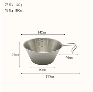 แก้วน้ำสแตนเลส 500 มล. รุ่น Sierra พร้อมขีดบอกปริมาตร - Product Image 6