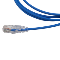 Kabel Patch Jaringan Ultra Tipis CE RoHS ISO9001 CAT6 untuk Router dan Switch Kantor Rumah