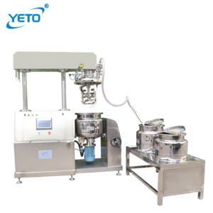 Kleine Batch Cosmetische Productie Apparatuur Hoge Shear Mixers Vacuüm Homogenisator Emulgator Machines - Product Image 1