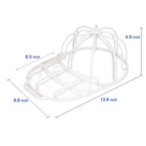 야구 케이지 청소 식기 세척기 금형 건조기 삽입 플라스틱 프로텍터 플랫 빌 랙 챙 홀더 기계 청소 모자 와셔 - Product Image 2