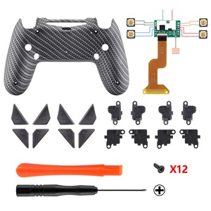 Kit de Reasignación Dawn de Fibra de Carbono con PCB Personalizado + Carcasa Trasera + 4 Botones Traseros para Controlador PS4 JDM-040 /JDM-050 /JDM-055 - Product Image 2