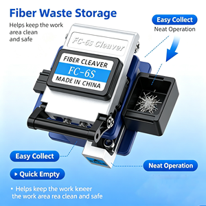 Cortadora <span class=keywords><strong>de</strong></span> <span class=keywords><strong>Fibra</strong></span> Óptica <span class=keywords><strong>de</strong></span> Acero <span class=keywords><strong>de</strong></span> Tungsteno Multiversión con 12 Filos <span class=keywords><strong>de</strong></span> Corte, Diseño Ligero <span class=keywords><strong>de</strong></span> Triple Tamaño, Baja Frecuencia <span class=keywords><strong>de</strong></span> Corte <span class=keywords><strong>de</strong></span> <span class=keywords><strong>Fibra</strong></span> Óptica - Product Image 2