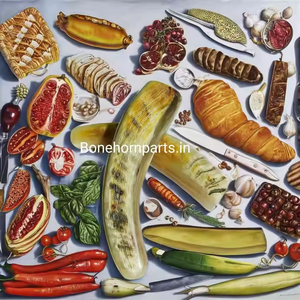 อุปกรณ์ตกแต่งรูปสัตว์ในทะเลทำจากธรรมชาติแกะสลักรูปเขาควายขัดเงาสามารถปรับแต่งได้หลากหลายขนาด - Product Image 1