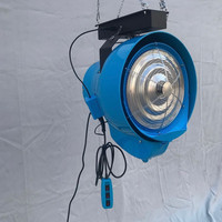 Humidificateurs muraux industriels grands ventilateurs de refroidissement d'atelier pour l'atomisation de suppression de poussière de bâtiments d'usine