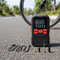 Compresseur d'air compact, portable, sans fil, multi-usages, 70W, pour voiture, moto, vélo