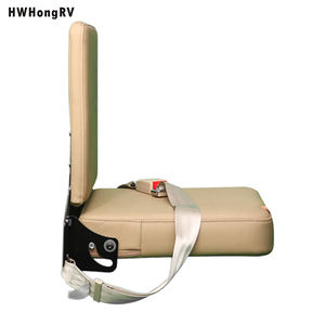 Siège rabattable mural pour camping-car, ambulance, monospace, bus, voiture, en cuir PU, sièges arrière intérieurs, sièges rabattables, modèle de fauteuil rabattable - Product Image 4