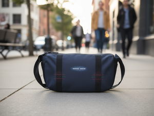 Borsa a Tracolla da Donna in Tessuto Oxford, Chiusura con Zip, per Viaggi, Tutte le Stagioni, Tracolla Singola, Motivo Tinta Unita - Product Image 2