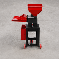 Henglu Nouvelle Machine à Hacher les Fourrages Électrique 220V pour Usage Domestique, Ultra Fine, 4 Lames en Alliage, Capacité 300KG/H, pour Paille et Fourrage, Broyeur pour Moutons