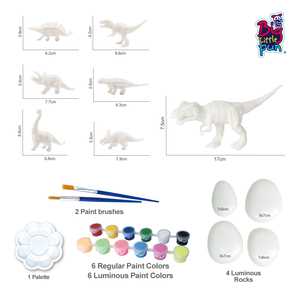 Mới Đến Tự Làm Đá Thủ Công Phát Sáng Trong Bóng Tối Sơn Đồ Chơi Kit Pvc Chất Liệu Toddler Khủng Long Sơn Set Nghệ Thuật Thủ Công Đồ Chơi Cho Vẽ - Product Image 5