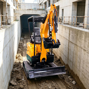 Mini-chargeuse compacte sur chenilles HTC24 pour la construction, les travaux de génie civil et l'aménagement paysager - Product Image 2
