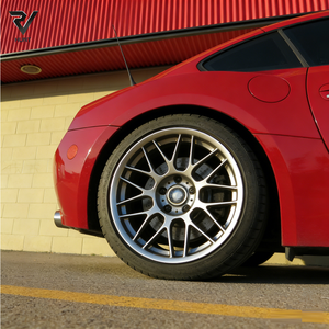 Rines Deportivos Planos Hunt Custom Forged ARC-8 <span class=keywords><strong>de</strong></span> 18 Pulgadas, 5x120, Gris Antracita Plateado, Monobloque, para bmw Z4 m E85 - Product Image 5