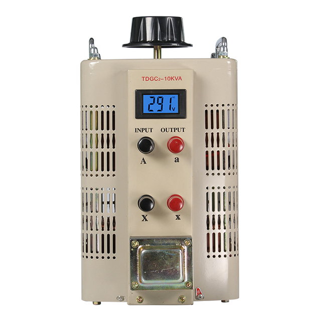 TDGC Manual Voltage Regulator/Variac Transformer 500va-30kva Single/Three Phase 220V/380V Output Copper 230V LED SVC Use