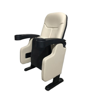 Asientos de Cine Plegables de Lujo de Tela Roja, Sillas <span class=keywords><strong>VIP</strong></span> para Auditorio de Iglesia, Usadas en Teatro - Product Image 5