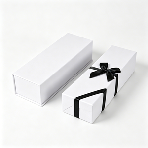 Premium <b>Foldable</b> Magnetic Wine Gift <b>Box</b> Luxury Rigid Paper Packaging Custom Logo for Single Bottle Whiskey Red Wine - Product Image 5