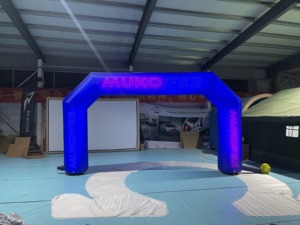 Puerta Inflable Continua para Eventos, Inflables Publicitarios con Bomba de Aire y Bolsa de Transporte para Línea de Salida y Meta de Ciclismo - Product Image 6