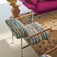 Ensemble de canapé inclinable moderne pour les acclamations Chaise en tissu de loisirs de jardin pour la maison, le bureau, le salon, la chambre à manger-Maison durable