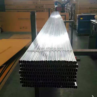 Barres d'espacement en alliage d'aluminium noir de haute qualité pour accessoires de porte et de fenêtre personnalisés