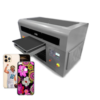 La más nueva impresora digital de inyección de tinta A4 Uv completamente automática, funda de teléfono, pegatina de cristal de Metal de madera, impresora Led Uv Dtf
