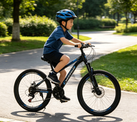 Vélo de montagne à vitesse variable, frein à disque double, vélo amortissant pour adolescents et adultes