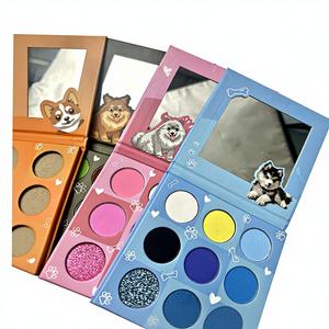 Palette <span class=keywords><strong>de</strong></span> fards à paupières imperméables 9 couleurs satinées et chatoyantes sur le thème des animaux – Haute pigmentation, format voyage pour les amateurs <span class=keywords><strong>de</strong></span> maquillage, adaptée aux carnations foncées et claires - Product Image 5