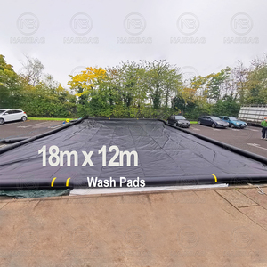 Tappetino gonfiabile per autolavaggio professionale impermeabile per auto Mobile servizi di dettaglio tappetino in PVC Blow up autolavaggio piscina per la vendita - Product Image 4