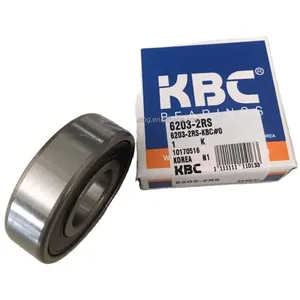 17*40*12mm KBC חריץ עמוק כדור נושאות 6203-2RS