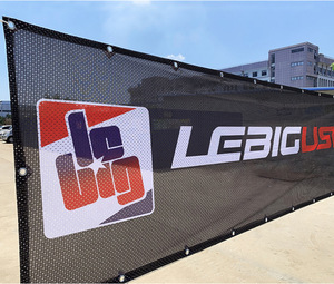 FlagsPrint Custom Fabric Banners <strong>Digital</strong> <strong>Printing</strong> Large Mesh Banner Outdoor Advertising <strong>Flag</strong> Mesh Fence Banner - Product Image 3