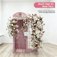 Rangkaian Bunga Artifisial Mawar Hydrangea Putih Elegan GNW untuk Dekorasi Pernikahan Mewah Ukuran Dapat Disesuaikan