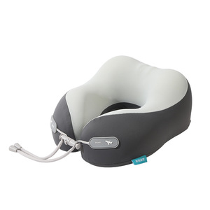 Almohada de Viaje en Forma de U con Espuma Viscoelástica y Seda de Hielo, Portátil, Soporte Cervical para Adultos, Rosa, Gris, Verde - Product Image 5