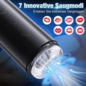 추진 회전 자동 남성 스트로커 섹스 기계 방수 진동 진공 펌프 흡입 남성 전기 자위 컵 - Product Image 4