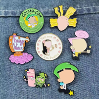 Broche en métal de personnage de dessin animé créatif, badge périphérique d'anime, accessoires, épingle