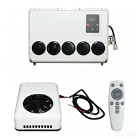 Climatiseur de toit 2600W 8900BTU 12V 24V à double ventilateur pour camion, camping-car, tracteur, caravane