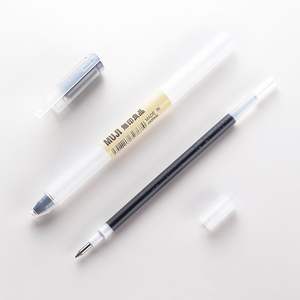 ชุดปากกาเจล <span class=keywords><strong>MUJI</strong></span> ของแท้จากญี่ปุ่น ขนาดหัวเขียน 0.38 มม. 0.5 มม. สีดำ แดง น้ำเงิน ปากกาลูกลื่นพลาสติก สำหรับใช้ในสำนักงานและโรงเรียน - Product Image 3