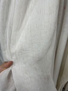 Cortina de Lino Sintético Transpirable, Mezcla de Poliéster y Lino, hasta 360 cm, para Salas de Estar y Hoteles. Cortina y Tela Transparentes - Product Image 4